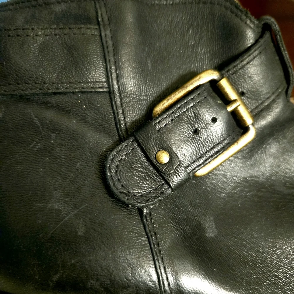 Corso Como Black Leather Ankle Boots - Picture 7 of 7